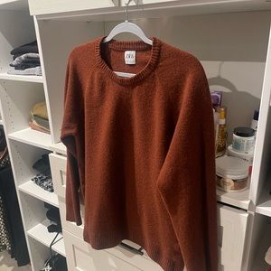 Zara Synthetic Wool Sweater Top XL